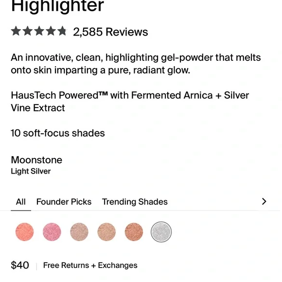Haus Labs Bio Radiant Gel Powder Highlighter - Picture 4 of 4